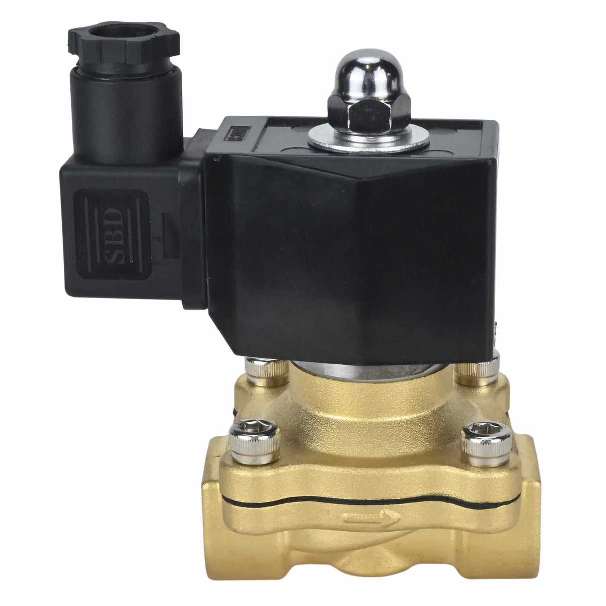 Electroválvula eléctrica de acción directa, de dos vías, normalmente abierta, Elephant VS2W-300N-NO NBR 110/220V, material del cuerpo: latón, junta: NBR
