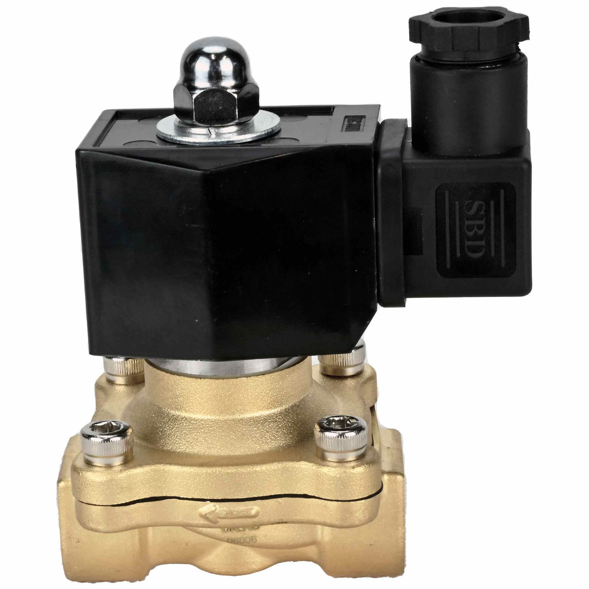 Electroválvula eléctrica de acción directa, de dos vías, normalmente abierta, Elephant VS2W-300N-NO NBR 110/220V, material del cuerpo: latón, junta: NBR