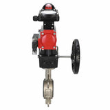 Válvula de mariposa de agua Elephant 316l-316l-epdm-da-4M310-110/220-apl210n-gm, material del cuerpo - acero inoxidable AISI 316L, material del disco - acero inoxidable AISI 316L, sello - EPDM, actuador neumático operado