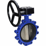 Vanne papillon d'eau Elephant WBV1616E-2W-Fb-R, matériau du corps - fonte QT450, matériau du disque - fonte QT450, joint - EPDM, réducteur
