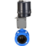 Butterfly valves Elephant WBV1331E-2W-F-H flanged, body - cast iron GGG40, disc - stainless steel 304, seal - EPDM, with electric quarter turn actuator Elephant QTSA-N-EM-O0-220VAC