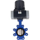 Butterfly valves Elephant WBV1631E-2W-Fb-H LUG interflanged, body - cast iron GGG45/QT450, disc - stainless steel AISI 304, seal - EPDM, with electric quarter turn actuator Elephant QTSA-N-EM-O0-220VAC