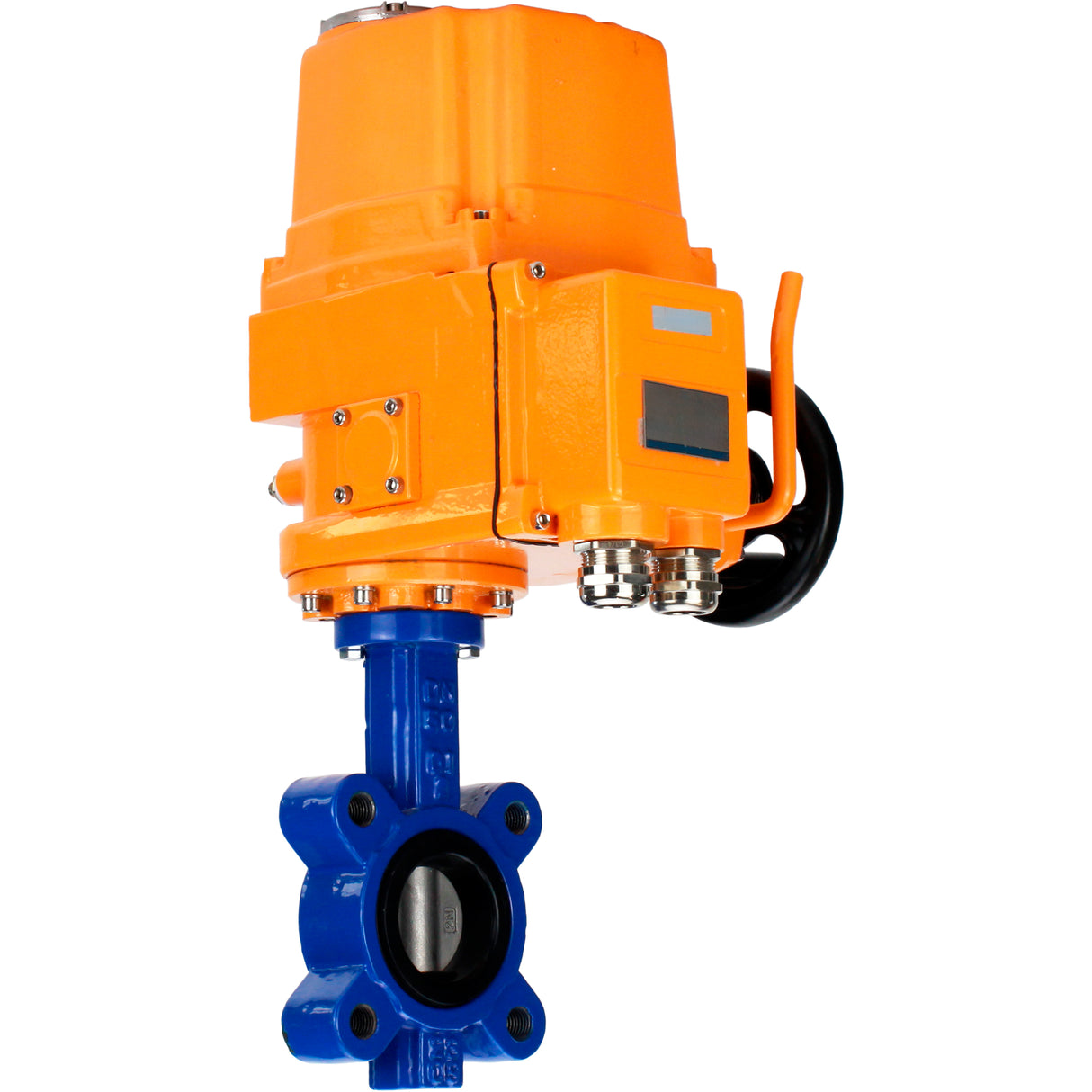 Vanne papillon d'eau Elephant WBV1631N-2W-Fb-H, matériau du corps - fonte QT450, matériau du disque - acier inoxydable AISI 304, joint - NBR, actionneur électrique QT-EX-EM-O1-24VDC-U1 24V