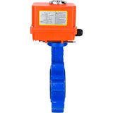Vanne papillon d'eau Elephant WBV1631E-2W-Fb-H, matériau du corps - fonte QT450, matériau du disque - acier inoxydable AISI 304, joint - EPDM, actionneur électrique QT-N-EM-O1-220VAC-U1 MINI 220V