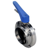 Vanne papillon d'eau Elephant WBV3131E-2W-WH, matériau du corps - Acier inoxydable AISI 304, matériau du disque - Acier inoxydable AISI 304, joint - EPDM, soudé, avec poignée