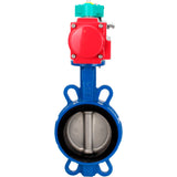 Water Butterfly Valve Elephant WBV3432V-2W-Fb-H DN50-300 16 bar case - 316L stainless steel, disc - 316L stainless steel, seal - Viton, with pneumatic drive PA-DA-XXX and ALS200D magnetic switch