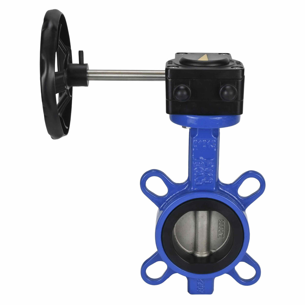Válvula Mariposa de Agua Elefante WCB-316L-EPDM Material del cuerpo - Acero al carbono WCB, material del disco - Acero inoxidable AISI 316L, sello - EPDM con engranaje Elefante HAM