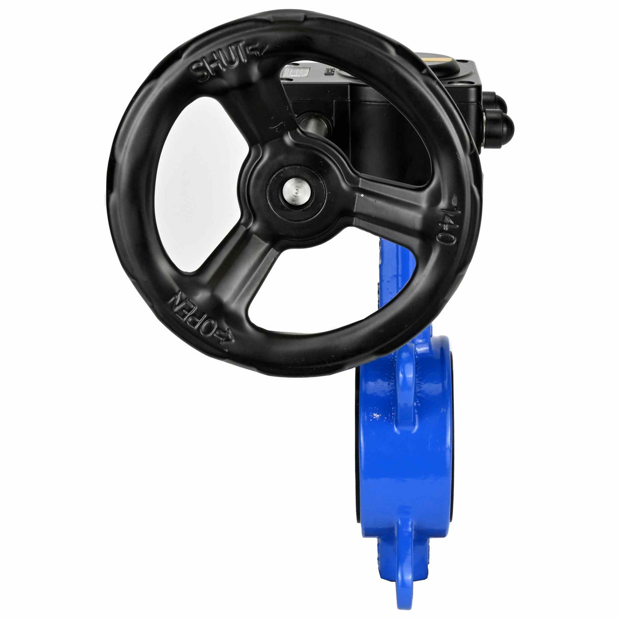 Válvula Mariposa de Agua Elefante WCB-316L-EPDM Material del cuerpo - Acero al carbono WCB, material del disco - Acero inoxidable AISI 316L, sello - EPDM con engranaje Elefante HAM