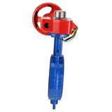Válvula Mariposa de Agua Elefante WCB-316L-VITON material del cuerpo - Acero al carbono WCB, material del disco - Acero inoxidable AISI 316L, sello - Viton con engranaje Elefante HGBF, indicador de posición y sensor de retroalimentación