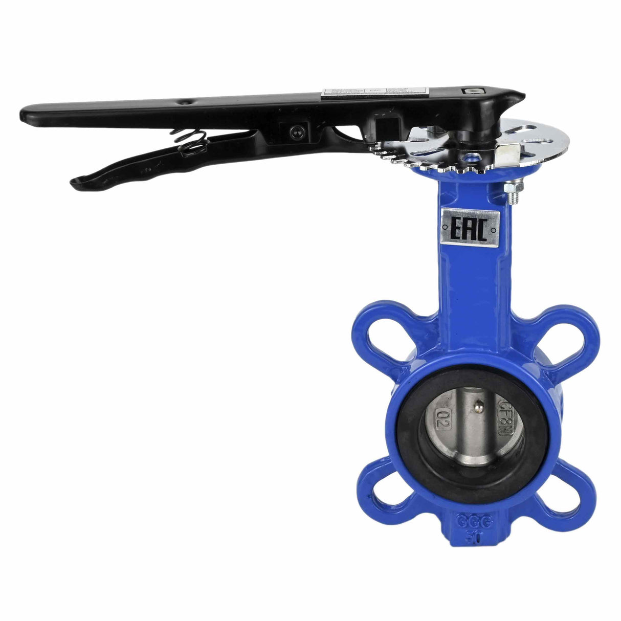Válvula de mariposa de agua Elephant GG25-316L-NBR 232PSI, material del cuerpo - hierro fundido GG25, material del disco - acero inoxidable 316L, sello - NBR, operada por volante