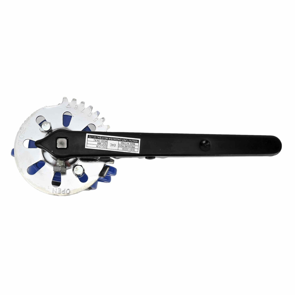 Válvula de mariposa de agua Elephant GG25-316L-NBR 232PSI, material del cuerpo - hierro fundido GG25, material del disco - acero inoxidable 316L, sello - NBR, operada por volante