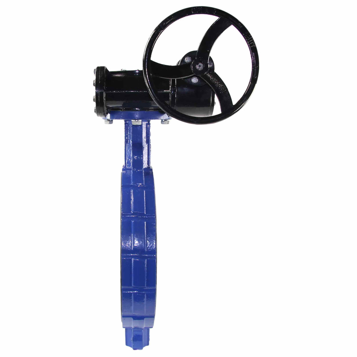 Válvula de mariposa de agua Elephant WCB-316L-EPDM, material del cuerpo - acero al carbono WCB, material del disco - acero inoxidable AISI 316L, sello - EPDM, operada por engranajes
